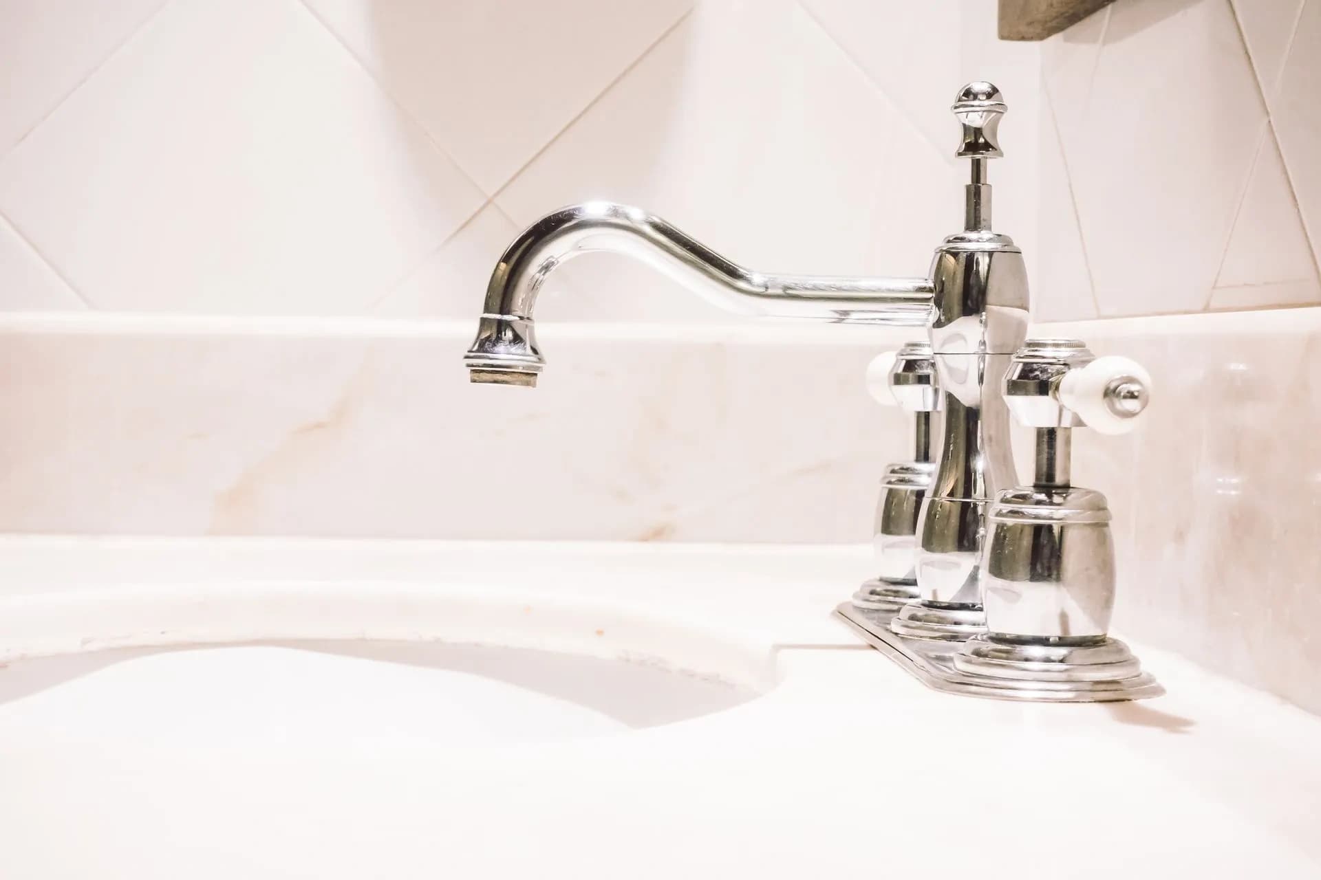 Plumbing faucet background